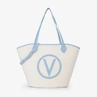 Mario Valentino Shopper Covent naturale blu