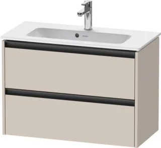 Duravit Ketho.2 Waschtischunterbau wandhängend Taupe Matt 810x390x549 mm - K25256091910000 K25256091910000