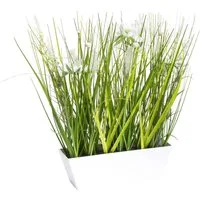 Kunstblume Wiesenblumen im Kunststofftopf Gras, Botanic-Haus, Höhe 37 cm