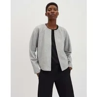 someday Sweater UBEA Regular in O-Silhouette Sweatjacke in O-Silhouette mit dezenter Struktur