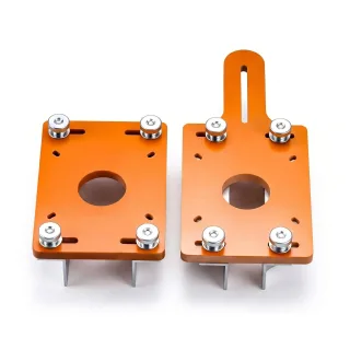 2-in-1 Wood Router Slotting Locator Accurate Grooving Bracket Handheld Edge Trimmer Base Precision Woodworking Milling T