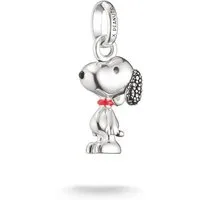 THOMAS SABO Charm-Einhänger THOMAS SABO x Peanuts Snoopy Pavé Charm - Connect, mit Zirkonia (synth)