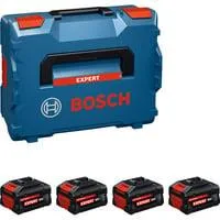 Expert Akku EXBA18V-55, 4 Stück schwarz, L-BOXX, AMPShare Alliance