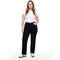 ESRA Straight-Jeans Stretch Jeans Damen High Waist Hose Straight Damen Jeans Sommer Hose Straight Jeans Damen Stretch Hose Damen leichte Jeans Regular Damen