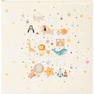 Goldbuch Toy Zoo 30x31 60 weiße Seiten Babyalbum 15625