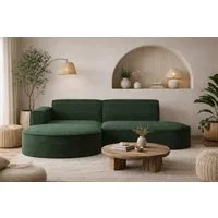 Kaiser Möbel Ecksofa Designer MODENA STUDIO L stoff Cord, Ecksofa, Cord Sofa, L-Form, Links/Rechts wählbar