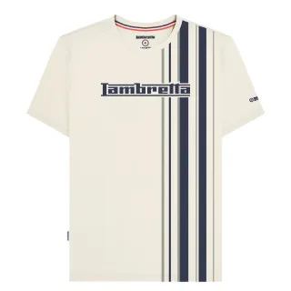 Lambretta - T-Shirt für Herren (Silber/Marine)
