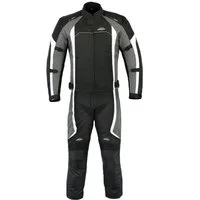 PROANTI Motorradkombi PROANTI Herren Motorradanzug 2-teilig – Wasserdicht mit CE-Protektoren