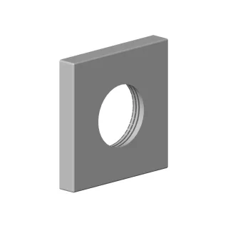 Dornbracht Rosette M33 x 1,5 Ersatzteile 092768003 60 x 60 x 9 mm Platin 092768003-08