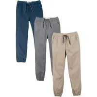 bonprix Schlupfhose (Packung, 3-tlg) aus Baumwolle, mit elastischem Bündchen, Regular Fit
