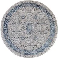 Tapiso Teppich VALLEY, rund, Höhe: 9 mm, Wohnzimmer, Schlafzimmer, Vintage