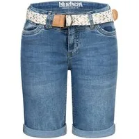 SUBLEVEL Bermudas Damen Jeans Shorts Bermuda Kurze Hose Shorts Short Denim Stretch Denim