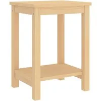 vidaXL Nachttisch Nachttisch Natur 35x30x47 cm Massivholz Kiefer (1-St)