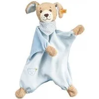 Steiff Kuscheltier Schmusetuch Soft Cuddly Friends Gute-Nacht-Hund Hellblau