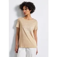 STREET ONE T-Shirt mit Wording Artwork