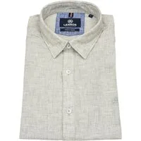 LERROS Kurzarmhemd Button-Down-Kragen Under Button Down