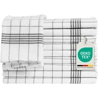 Devior Spültuch aus 100% Baumwolle 50x70 cm, mit Aufhänger, Fusselfrei, 95° Waschbar, (10-tlg., Vielfältig einsetzbar), saugstarke Geschirrhandtücher – für Kontakt mit Lebensmitteln geeignet