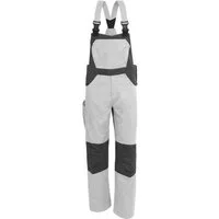 Qualitex Workwear Arbeitslatzhose "X-Serie" X-treme strapazierfähige Arbeitshose - faserverstätkt (1-tlg) Latzhose mit 14 Taschen - Blaumann mit vorgeformter Kniepolstertasche