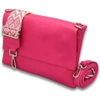 Adel Bags Schultertasche CALI Schlanke Tasche mit 3 Fächer, Slim Crossbody Bag Echtes Leder