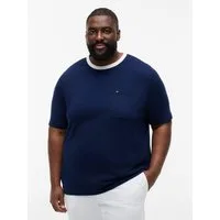 Tommy Hilfiger Big & Tall T-Shirt BT-MESH NECKTRIM Große Größen