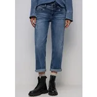 STREET ONE Comfort-fit-Jeans mit destroyed Details