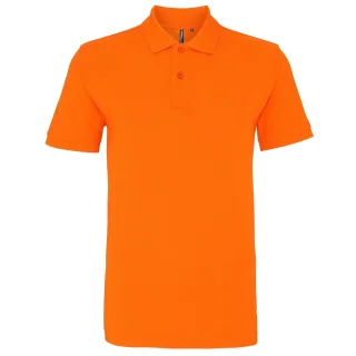 Asquith & Fox Herren-Poloshirt mit kurzen Ärmeln (Orange)