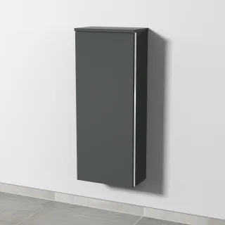 Sanipa 3way Mittelschrank mit 1 Tür, Anthrazit-Matt, BR16822 BR16822