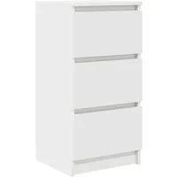 vidaXL Sideboard Sideboard Weiß 37,5x35x76 cm Holzwerkstoff (1 St)