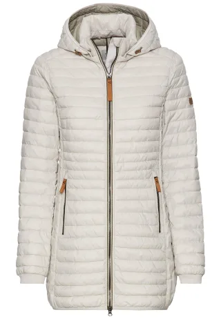 camel active - Wasserabweisende Steppjacke mit 2-Wege Reißverschluss pearl - Gr. - 50