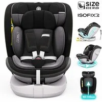 Daliya® Autokindersitz ROTAZIONE Kindersitz, Autositz, Kinderautositz, Babyschale, ab: ab Geburt, bis: bis 12 Jahre, ab: 40 cm, bis: 150 cm, 8-stufige Sitzneigungsverstellung, höhenverstellbare Kopfstütze