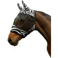Kerbl Fliegenmasken Fliegenschutzmaske Zebra mit Ohrenschutz Cob 326114 (1 St)