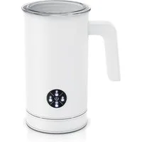 Arendo Milchaufschäumer elektrisch, Doppelwandgehäuse, 4 Programme, Antihaftbeschichtung, 500 W, Heiß & Kaltaufschäumen (150 & 300 ml), für Cappucino / Latte Macciato