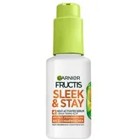 GARNIER Haarserum GARNIER FRUCTIS SLEEK & STAY HEAT-ACTIVATED SERUM, Für trockenes, zu Frizz neigendes Haar, bietet Schutz für Haarfaser.