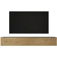 doporro TV-Board TV-schrank Fernsehschrank Low-Board TV-Tisch Wand-hängend F02