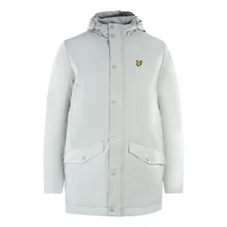 Lyle & Scott Technischer Parka Hellblaue Jacke
