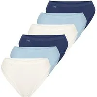 sloggi Tai-Slip 6er Pack Basic+ (Spar-Set) Tai Slip - Baumwolle - Atmungsaktiv - Bequemer Schnitt, Perfekter Sitz