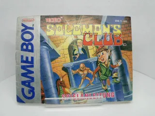 Solomon's Club [Nintendo Game Boy] Anleitung