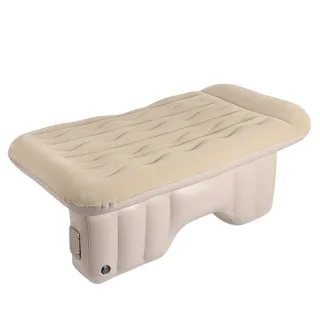 Xmund Inflatable Car Bed for Back Seat Automatic Electric Pump Built-in Quick Inflation Universal Fit for SUV MPV Compac