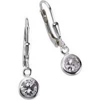 Firetti Paar Ohrhänger Schmuck Geschenk, Ohrringe Solitär, Silber 925, mit Zirkonia (synth)