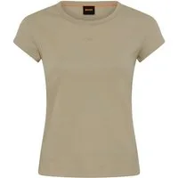 BOSS ORANGE Kurzarmshirt Ecute Premium Damenmode Slim Fit mit Rundhalsausschnitt