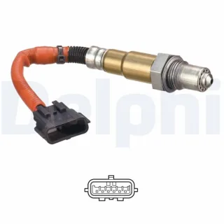 Delphi Lambdasonde vor Katalysator Nissan Juke Micra Qashqai 1,5