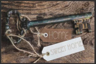 Fussmatte Home sweet Home Schlüssel 4772 | Größe: 60 cm x 45 cm