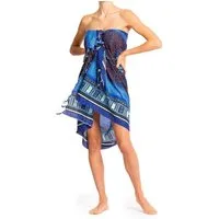 PANASIAM Sarong Pareo Maoi auch in großen Größen als Strandtuch oder, Viskose, Strandkleid tragbar Bikini Cover-up Tuch für den Strand Wrap Überwurf