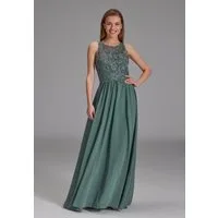 Hey Kyla Abendkleid - High-closed-Abendkleid mit floraler Spitze Taillierter Schnitt mit ausgestelltem Rockteil
