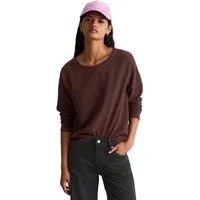 Marc O'Polo DENIM Langarmshirt aus weichem Waffle-Jersey