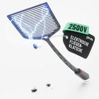 greate. Fliegenklatsche Elektrische Fliegenklatsche inkl. Batterien gegen Mücken & Schnaken