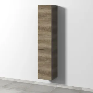 Sanipa 3way Hochschrank mit 2 Türen und 1 Auszug, Eiche-Nebraska BR10237