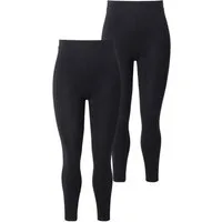 Studio Untold Leggings Leggings Doppelpack schmal High Waist Elastikbund (2-tlg)