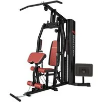 Sportstech Kraftstation HGX150, 14 Gewichtsblöcke, 60+ Übungsvarianten, Hochwertige, extrem stabile Konstruktion