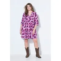 Studio Untold Minikleid Kleid A-Line Flower-Print Volants